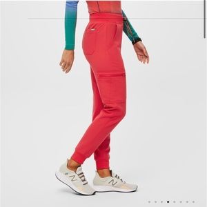 Hibiscus Pride High
Waisted Zamola Tall Jogger Scrub Pants Size Large